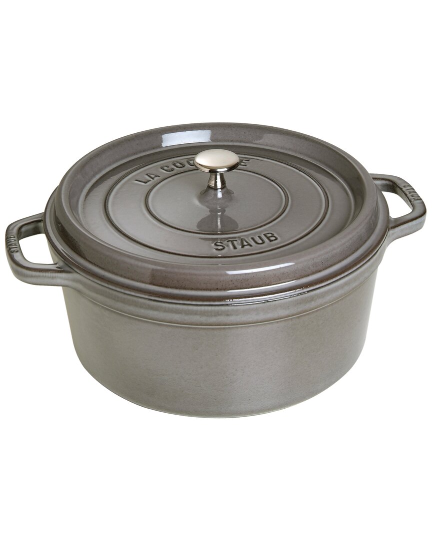 STAUB STAUB ENAMELED CAST IRON 4QT ROUND COCOTTE