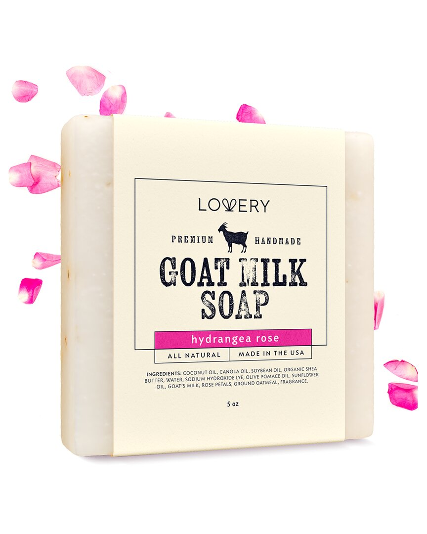 Lovery Hydrangea Rose Handmade Goat Milk Soap Bar