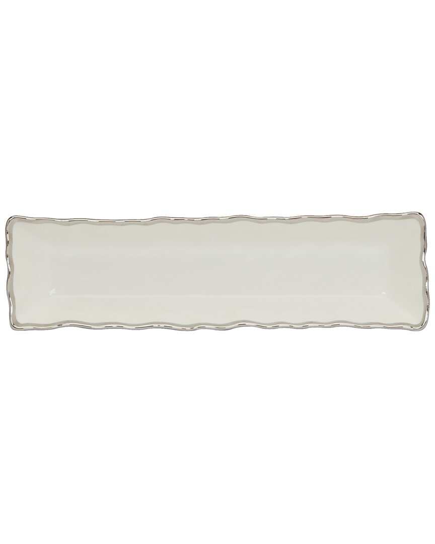 Certified International Regency Porcelain Cracker Tray