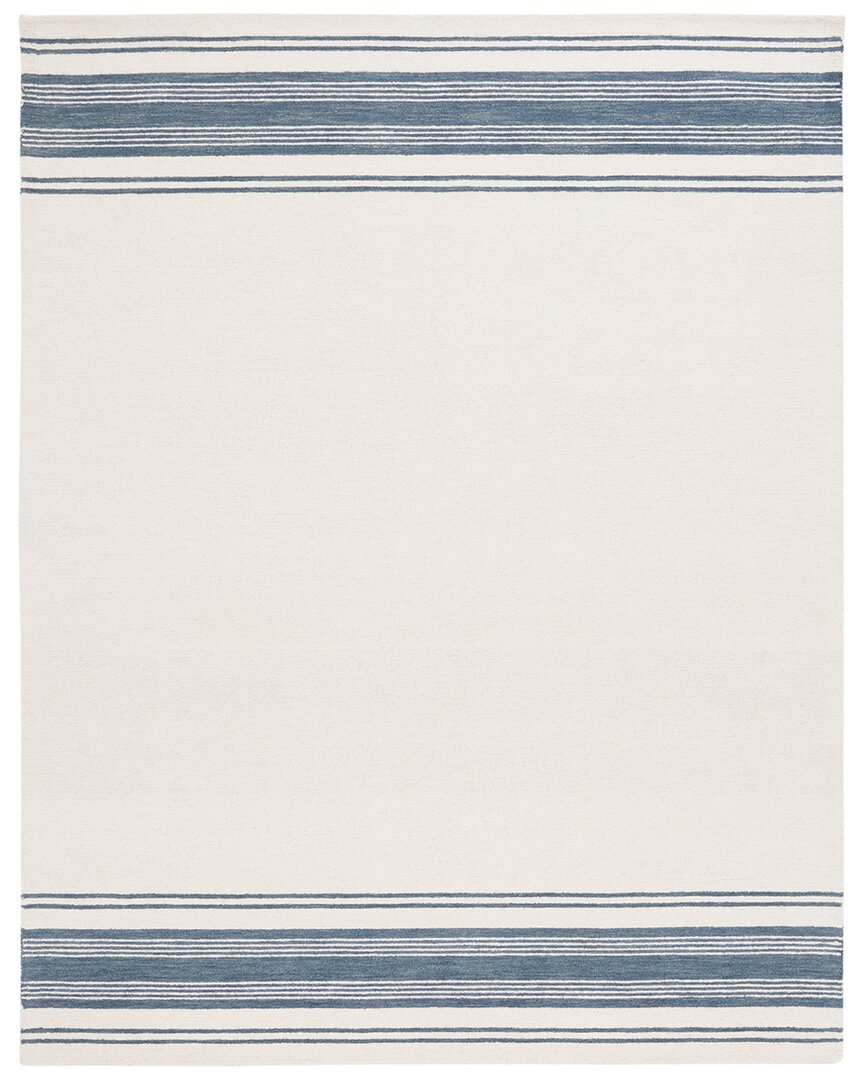 Ralph Lauren Lauren Drift Stripe Hand Tufted Wool Pile Rug In Ivory