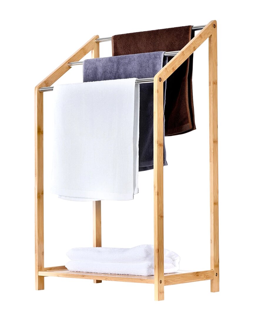 Toilettree Products Bamboo Towel & Shirt Rack