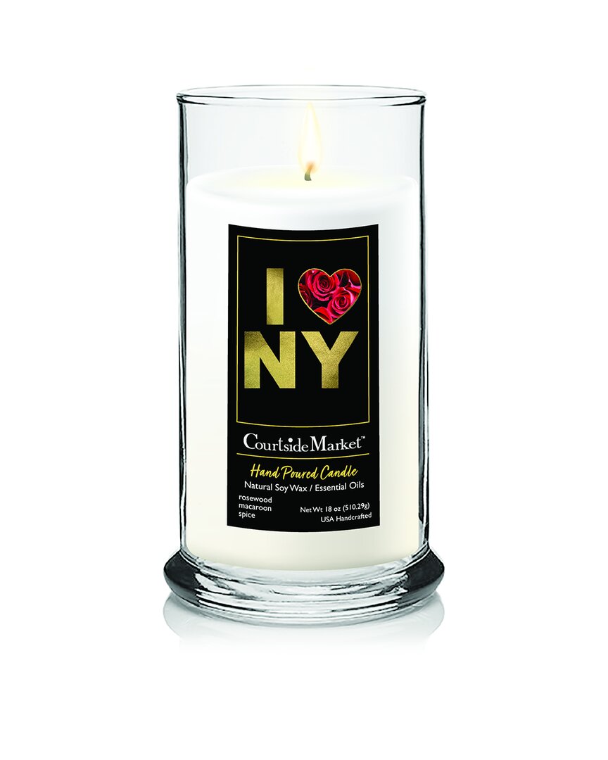 Courtside Market Wall Decor Courtside Market New York City Soy Wax Candle In Transparent