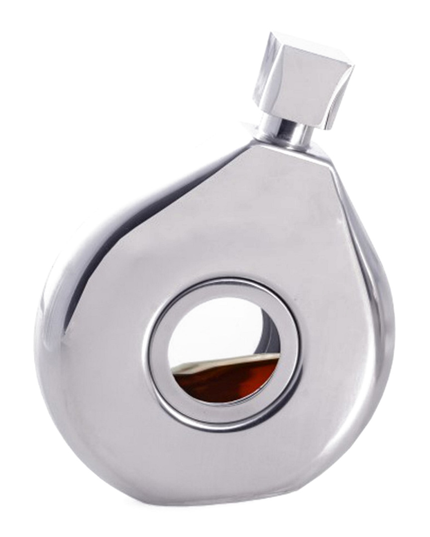 Bey-berk 4.5oz Stainless Steel Mirror Finish Flask