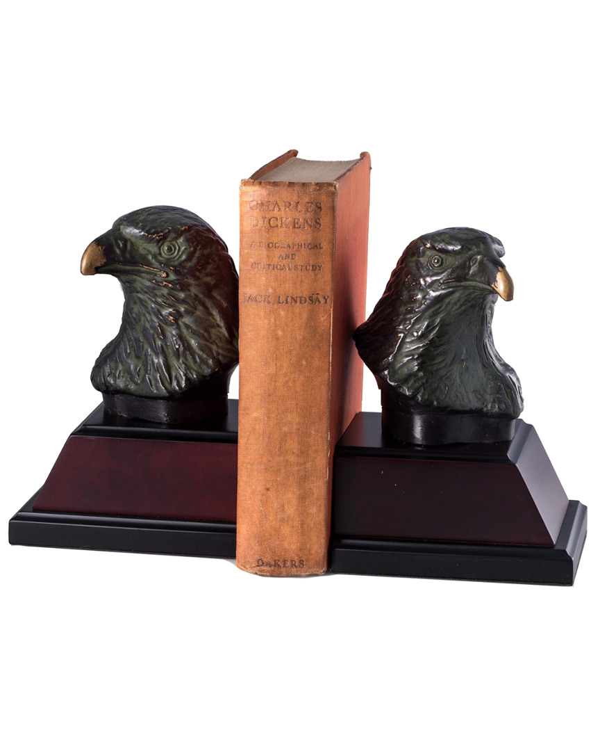 Bey-berk Cast Metal Eagle Bookends