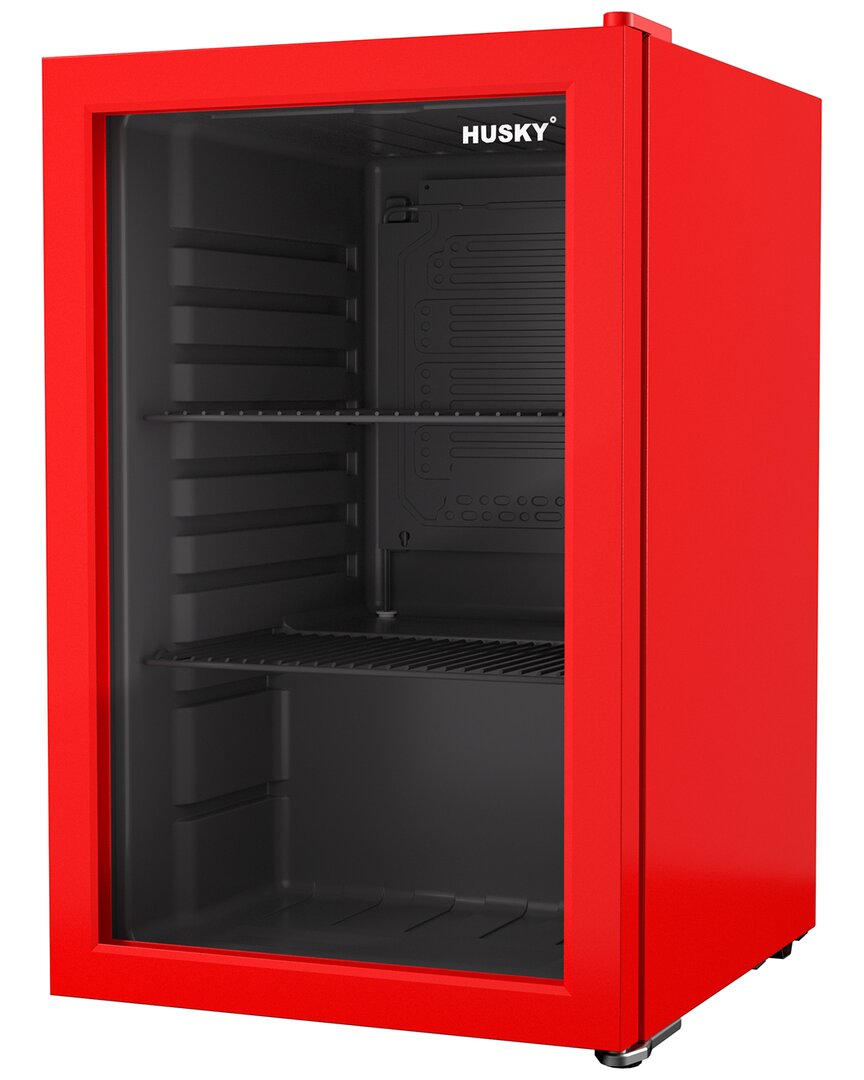 HUSKY HUSKY LARGE FRIDGE WITH GLASS DOOR