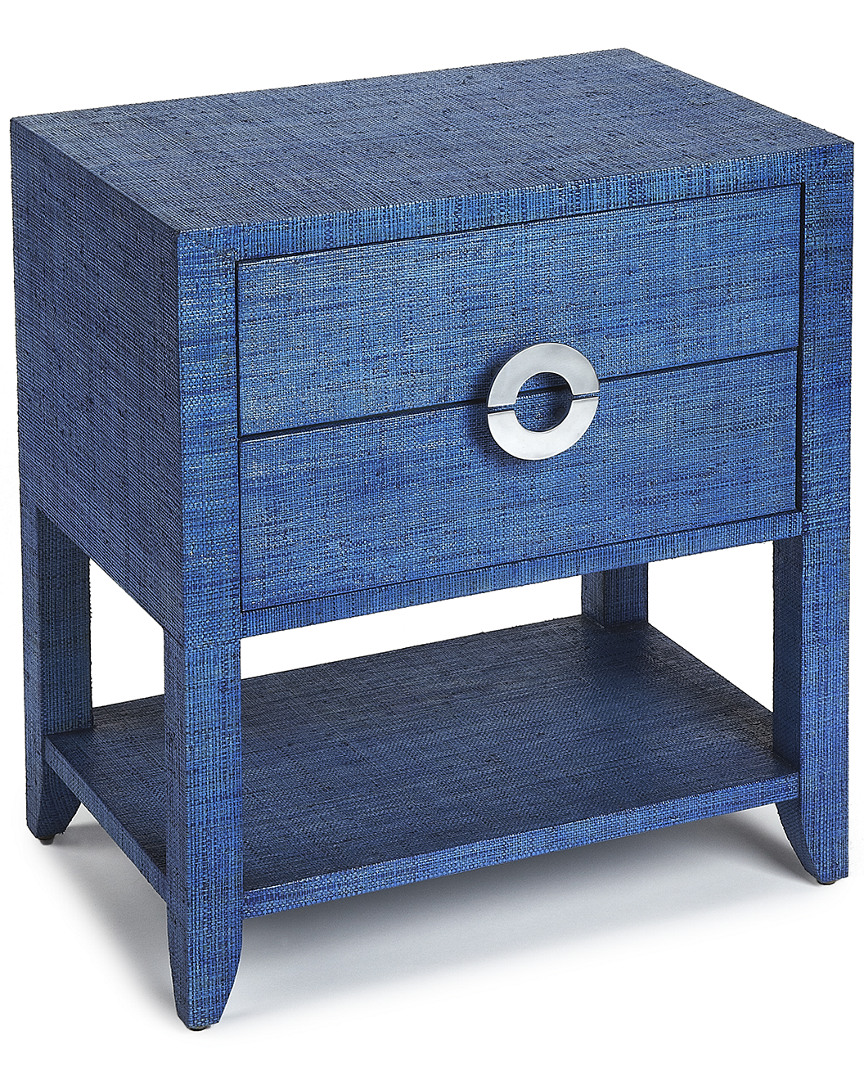 Butler Specialty Company Amelle Blue Raffia End Table