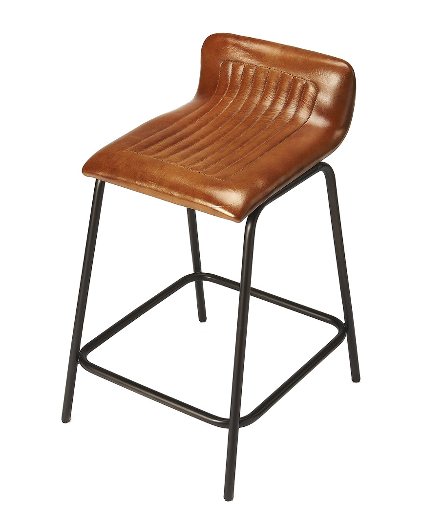Butler Specialty Company Ludlow Leather & Metal Counter Stool