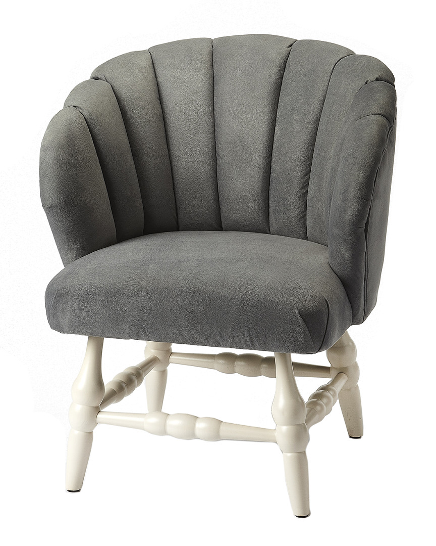 Butler Specialty Company Malcom Gray Velvet Accent Chair