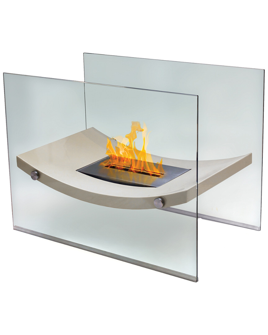 Anywhere Fireplaces Broadway High Gloss Fireplace With Tempered Glass