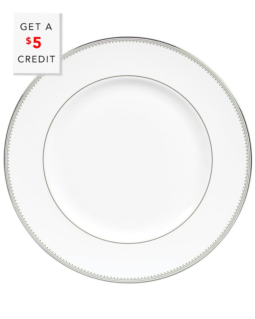 Wedgwood Vera Wang For  10.75in Grosgrain Dinner Plate With $5 Credit