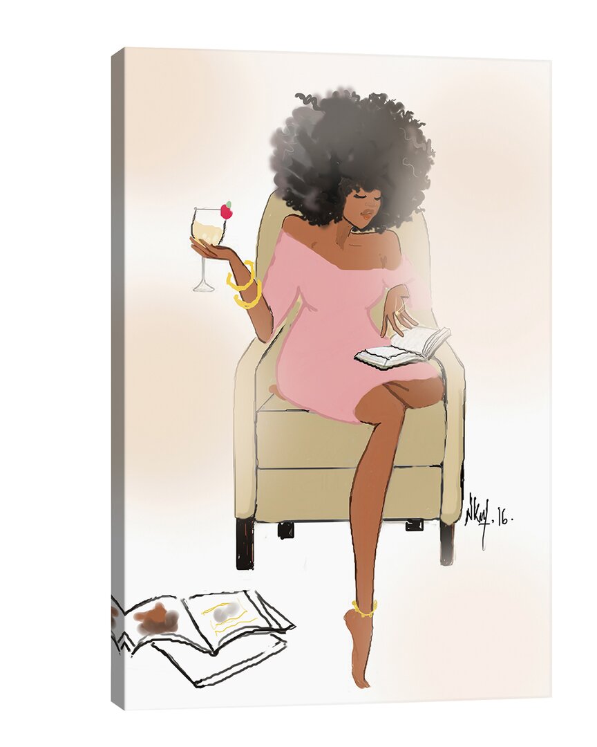 Icanvas Sunday Night Ii By Nicholle Kobi Canvas Wall Art 18" X 26"
