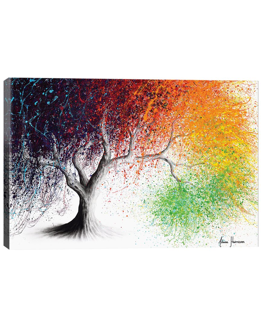 Icanvas Rainbow Season Tree Wall Art By Ashvin Harrison