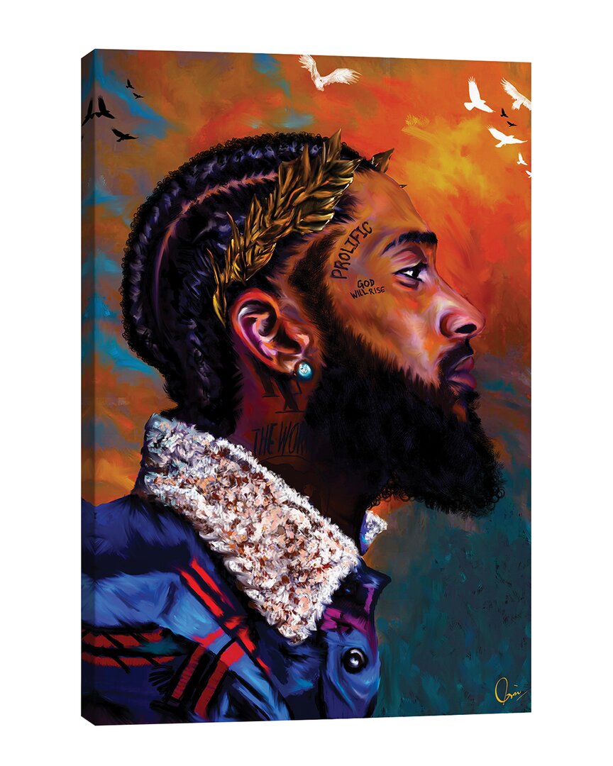 Shop Icanvas Nipsey Hussle Wall Art By Crixtover Edwin