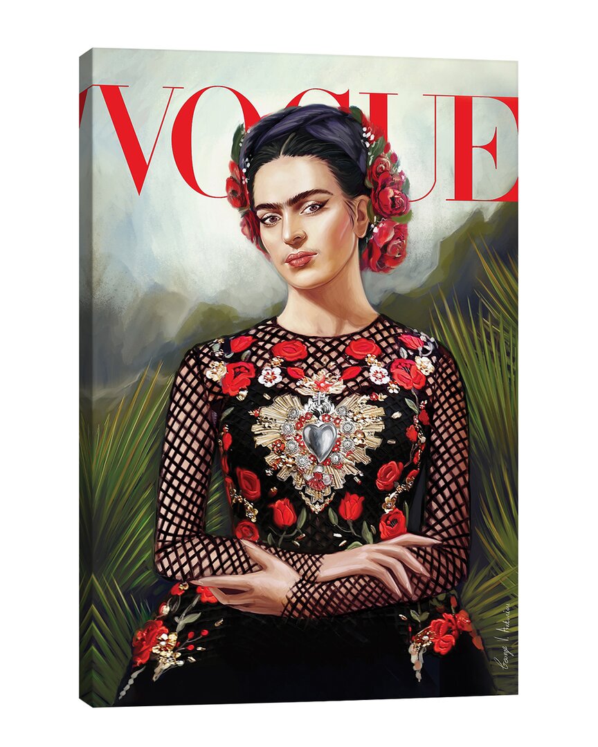 Icanvas Frida Kahlo Vogue Cover Wall Art By George V. Antoniou