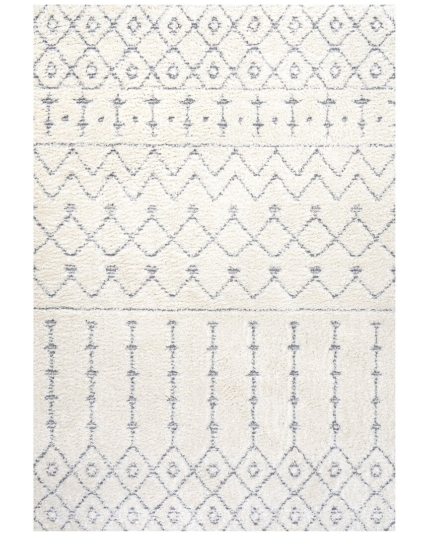 Shop Jonathan Y Pia Moroccan Trellis Rug In Cream