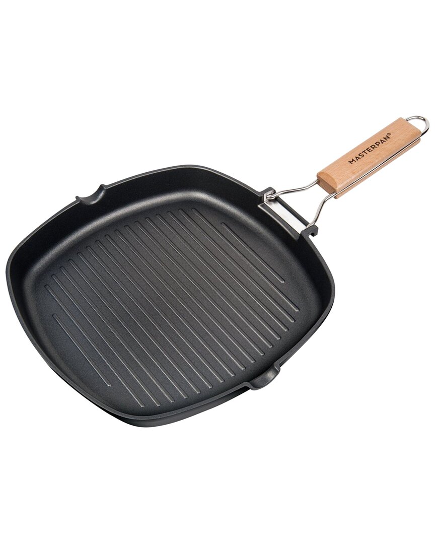 Shop Masterpan Nonstick 11in Grill Pan With Folding Handle