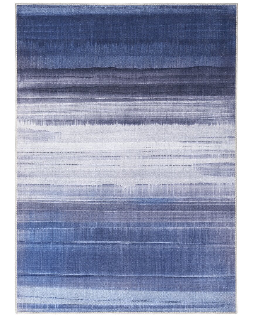Calvin Klein Launder Modern Indoor Area Rug In Navy
