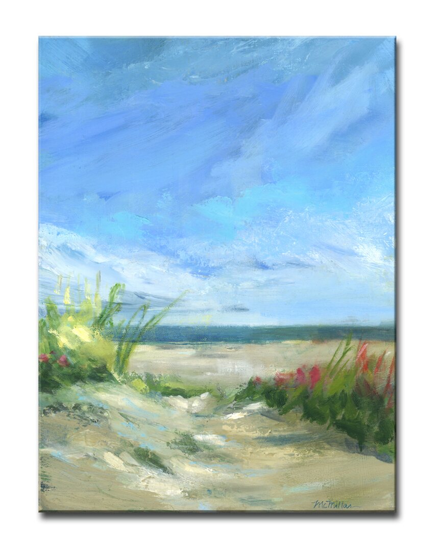Ready2hangart Flowers & Seagrass Wrapped Canvas Wall Art By Leslie Owens