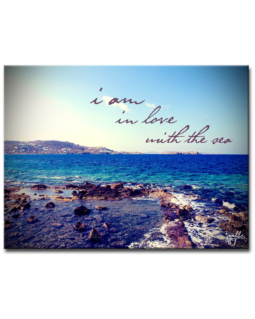 Ready2hangart I Am In Love Wrapped Canvas Wall Art By Joelle Joy