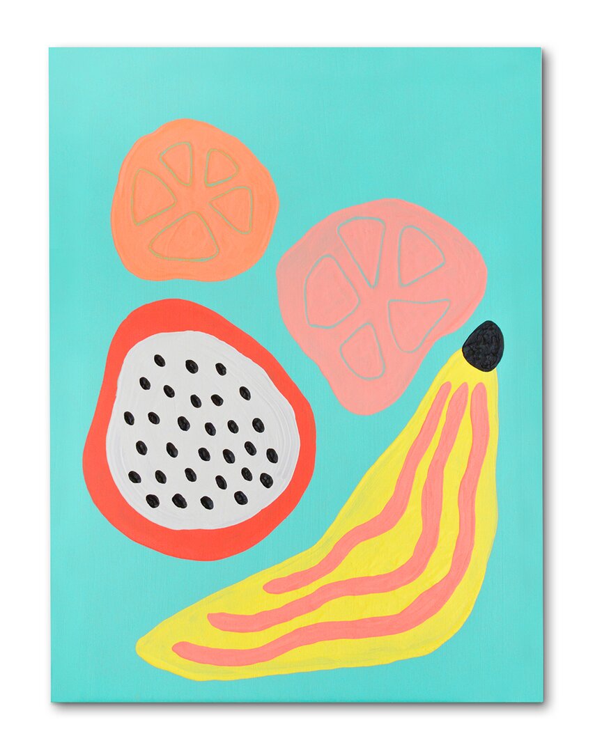 Ready2hangart Fruity Friday Wrapped Canvas Wall Art By Lisa Kaw