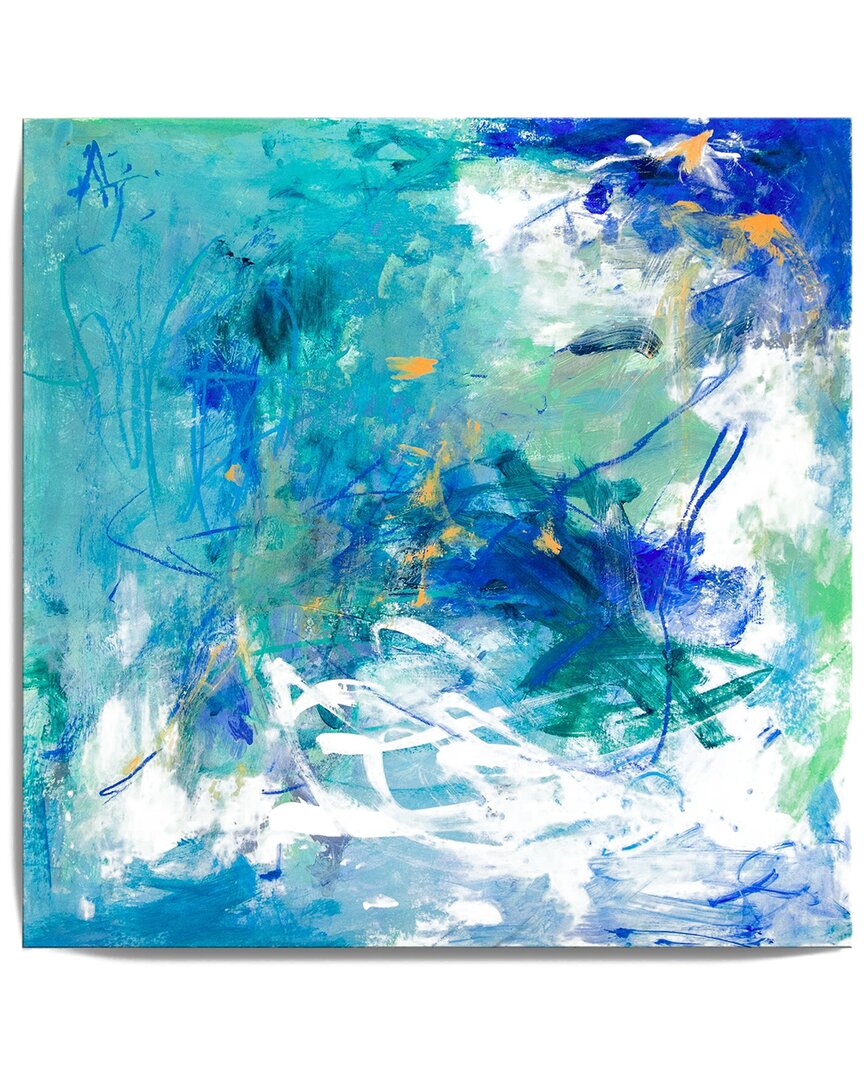 Ready2hangart Blue Lagoon Wrapped Canvas Wall Art By Patricia Schwimmer