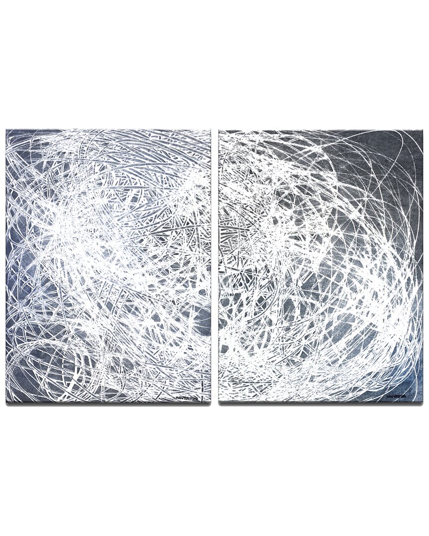 Ready2hangart Denim Threads I/ii 2pc Wrapped Canvas Wall Art By Norman Wyatt