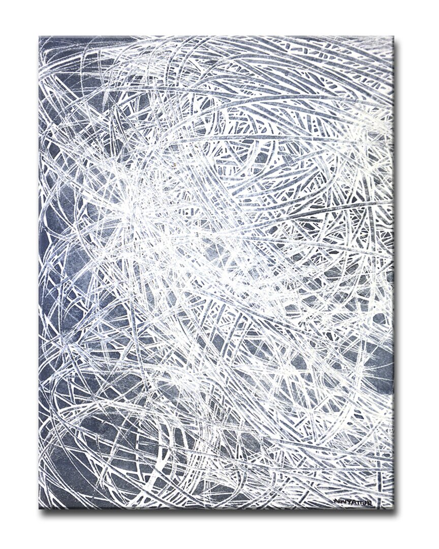 Ready2hangart Denim Threads I Wrapped Canvas Wall Art