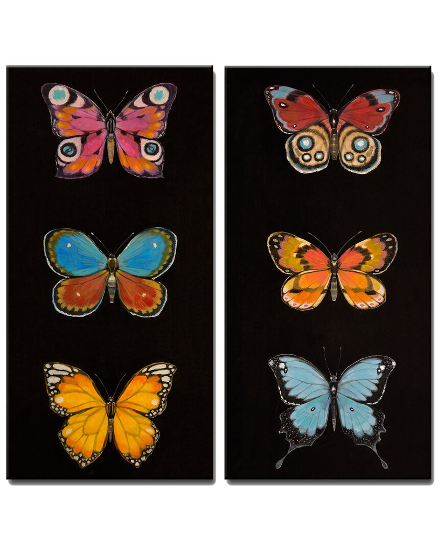 Ready2hangart Butterfly Trio I/ii 2pc Wrapped Canvas Wall Art By Norman Wyatt