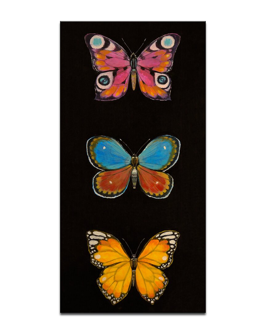 Ready2hangart Butterfly Trio I Wrapped Canvas Wall Art By Norman Wyatt