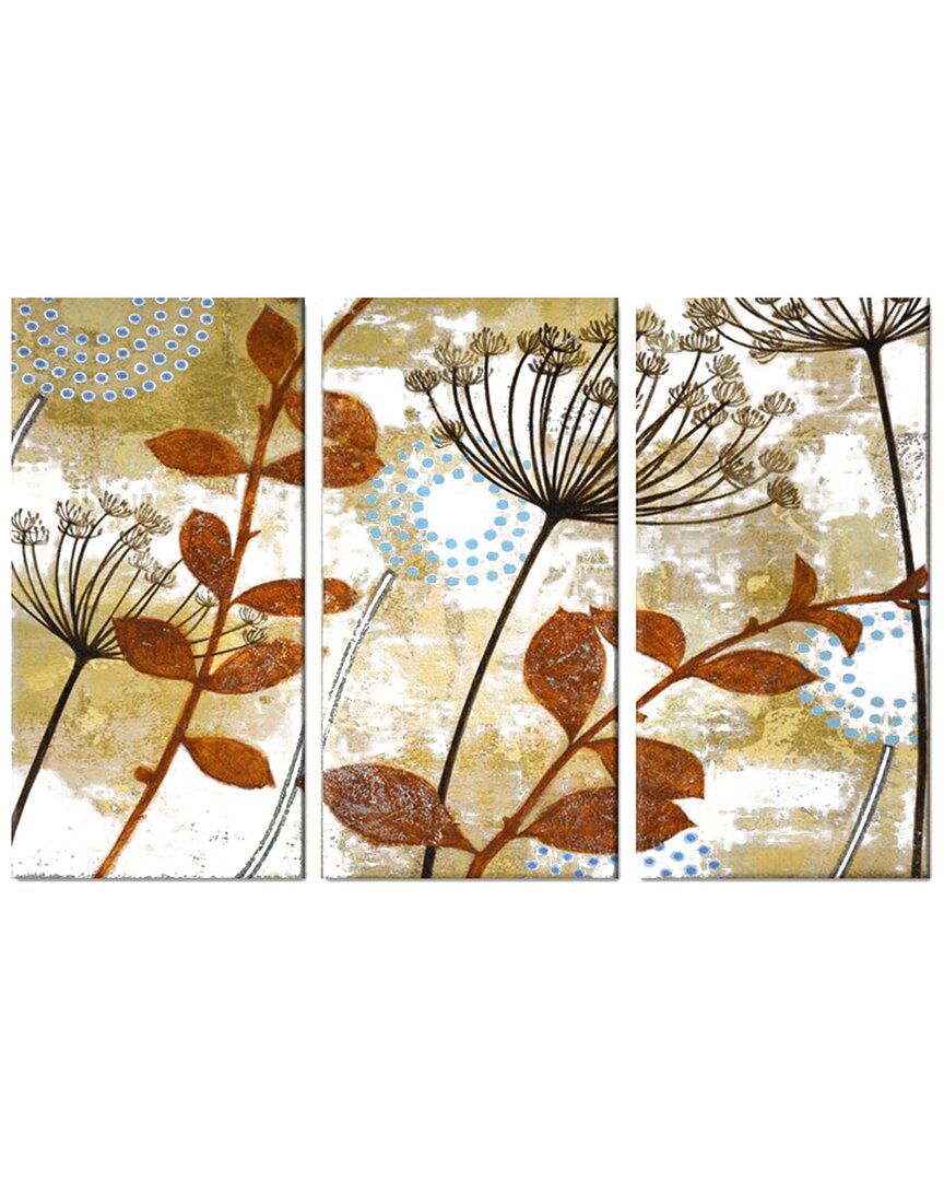 Ready2hangart Meadow Melody Iv/v/vi 3pc Wrapped Canvas Wall Art By Norman Wyatt