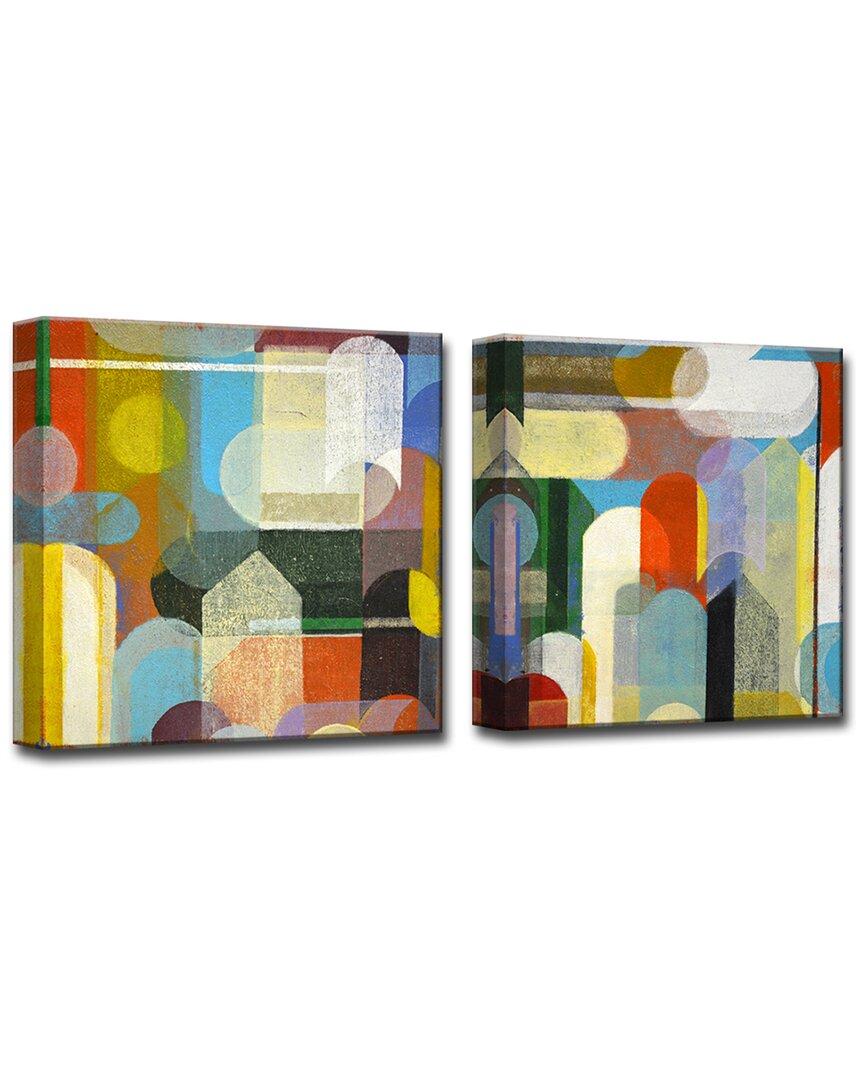 Ready2hangart Calypso I/ii 2pc Wrapped Canvas Wall Art By Norman Wyatt