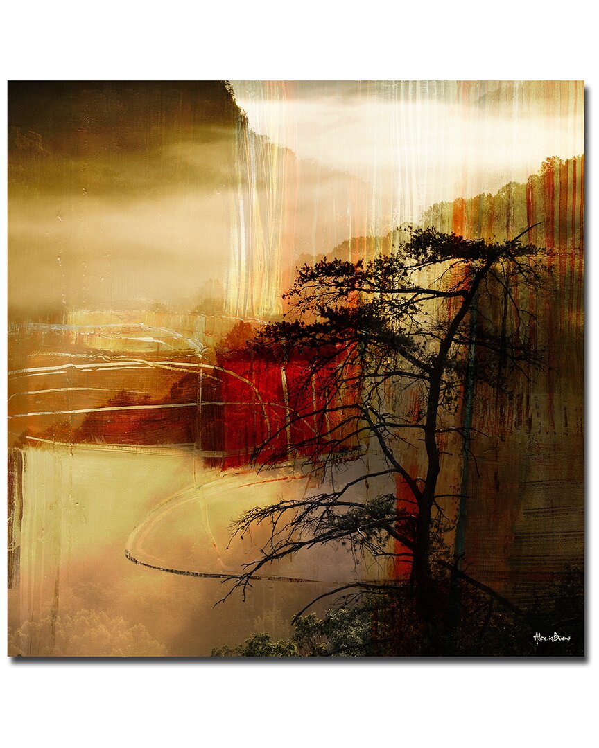 Ready2hangart Abstract Landscape Iii Wrapped Canvas Wall Art By Tristan Scott
