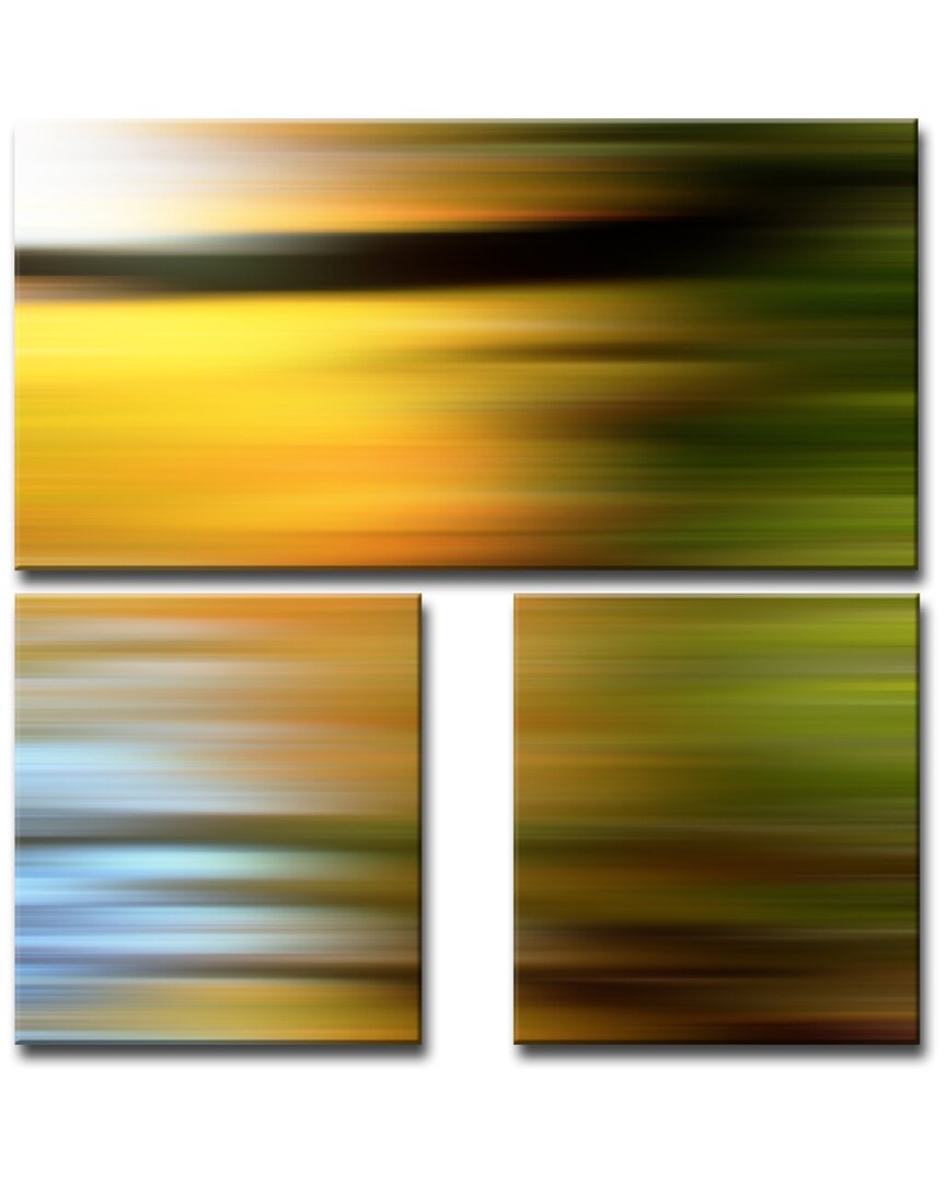 Ready2hangart Blur Stripes Lxvi Wrapped Canvas Wall Art By Tristan Scott