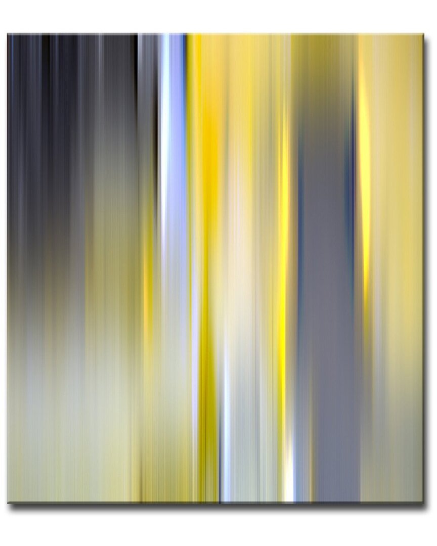 Ready2hangart Blur Stripes Vi Wrapped Canvas Wall Art By Tristan Scott