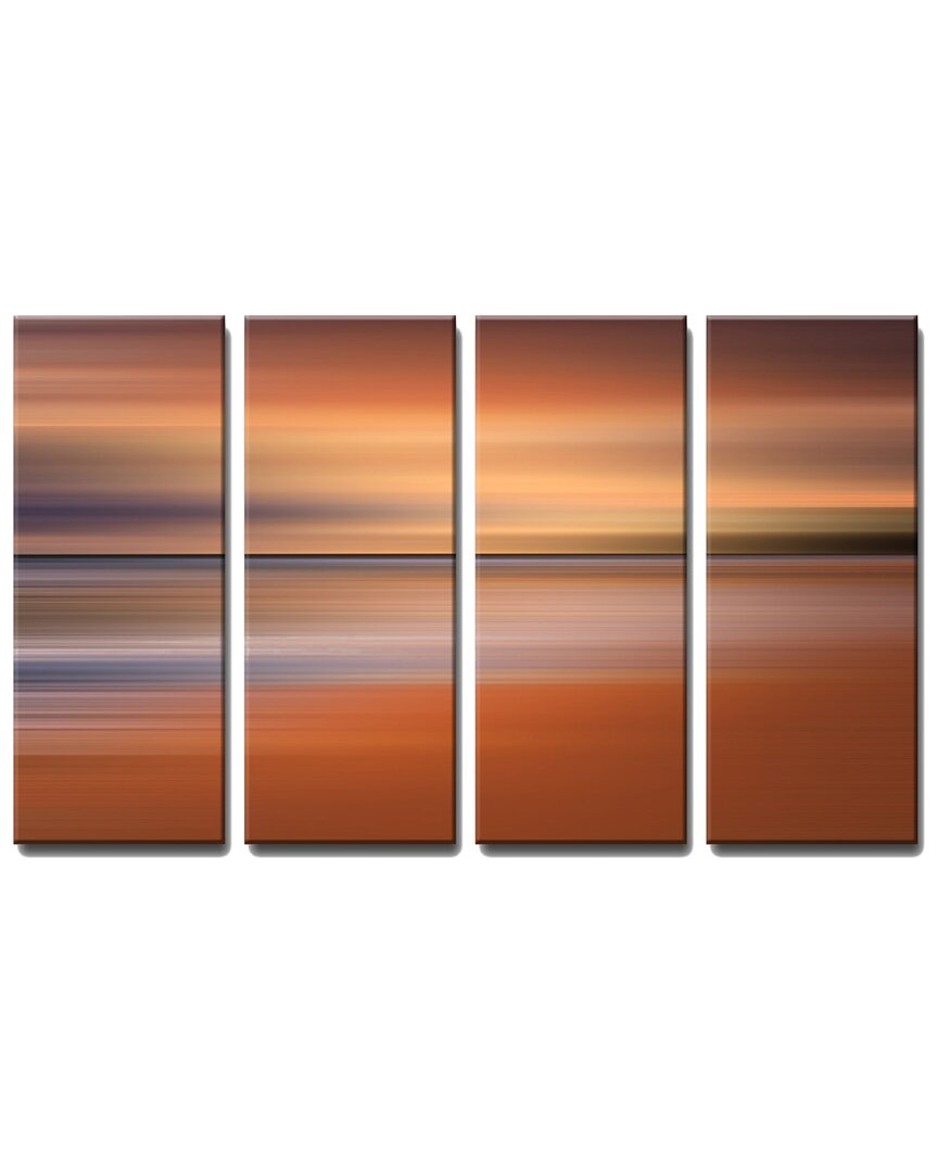 Ready2hangart Blur Stripes Xliv 4pc Wrapped Canvas Wall Art By Tristan Scott