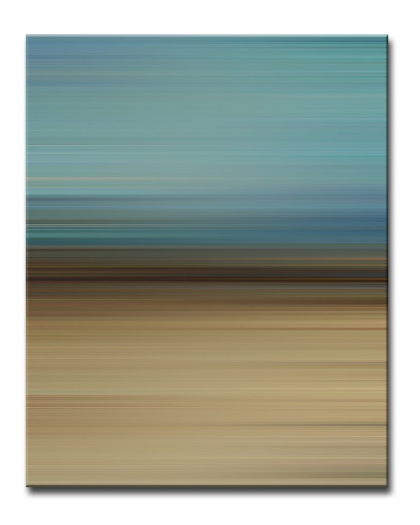 Ready2hangart Blur Stripes Xlviii Wrapped Canvas Wall Art