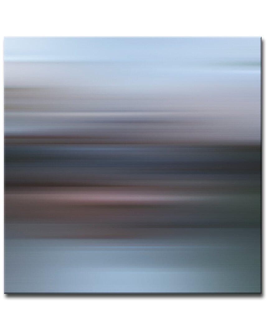 Ready2hangart Blur Stripes Xvi Wrapped Canvas Wall Art