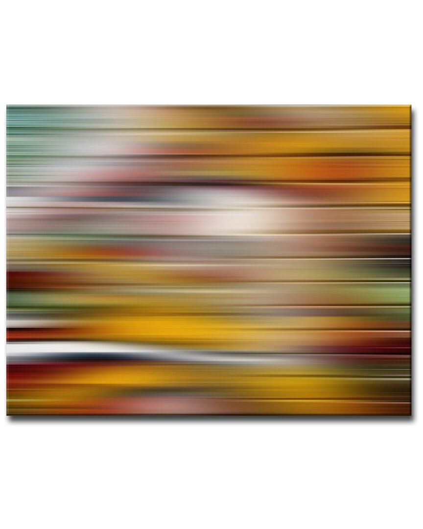 Ready2hangart Blur Stripes Xviii Wrapped Canvas Wall Art