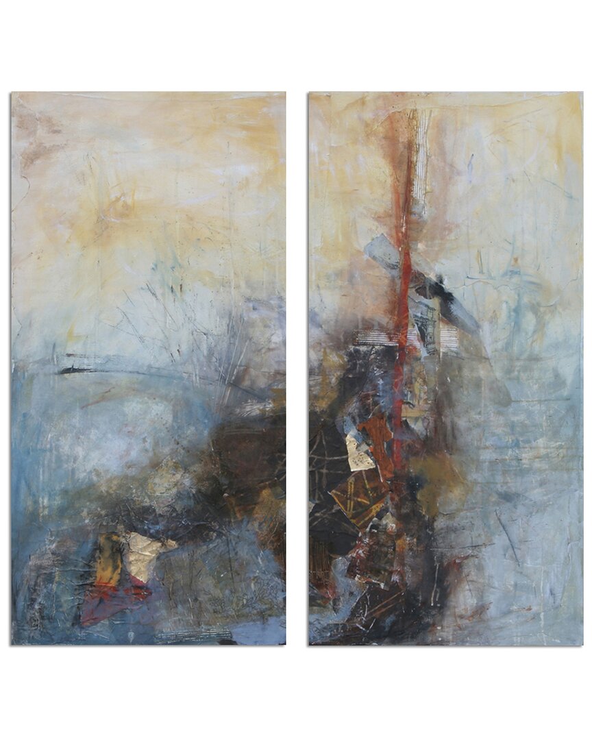 Ready2hangart Bueno Exchange Lxxiv 2pc Wrapped Canvas Wall Art By Tristan Scott