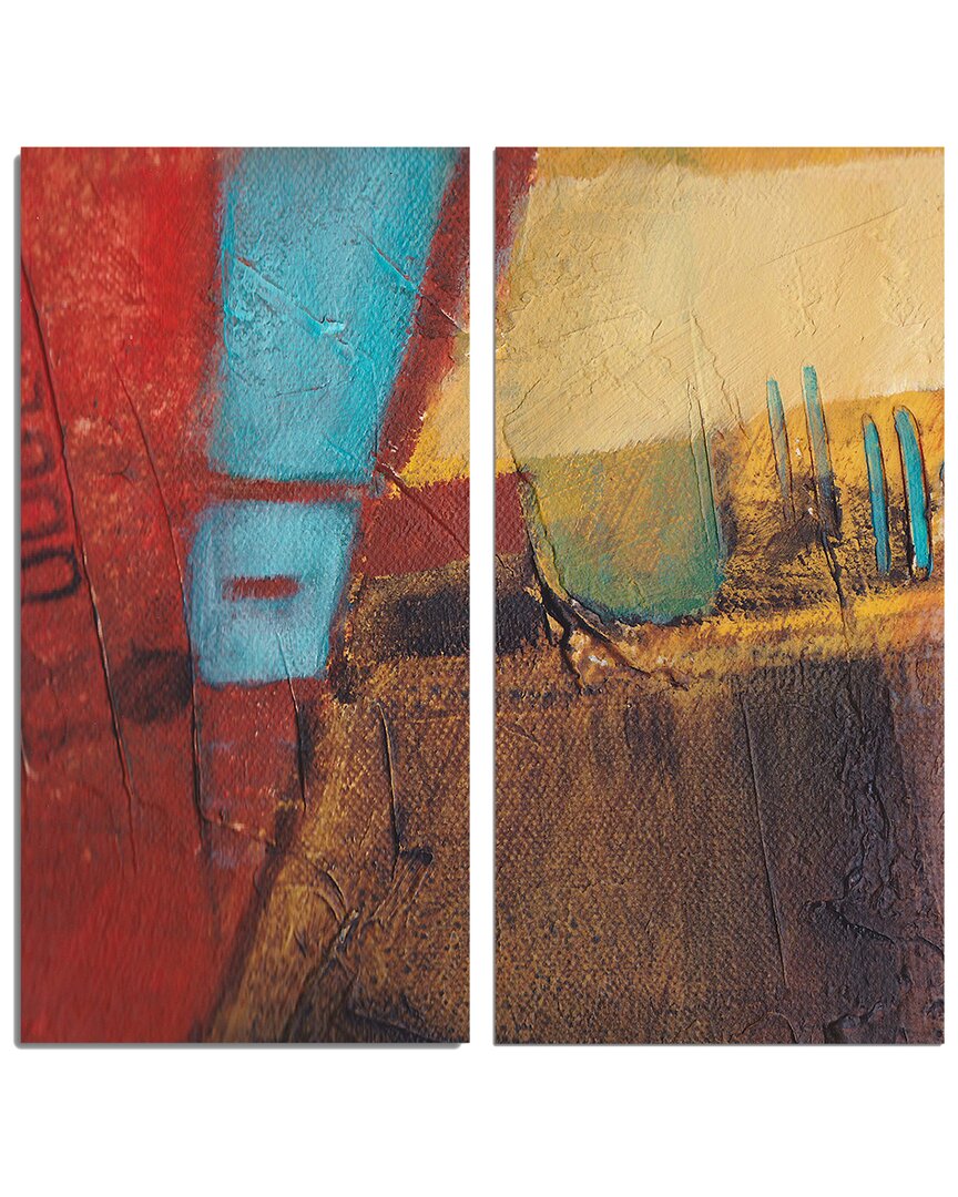 Ready2hangart Bueno Exchange Xxxi 2pc Wrapped Canvas Wall Art By Tristan Scott