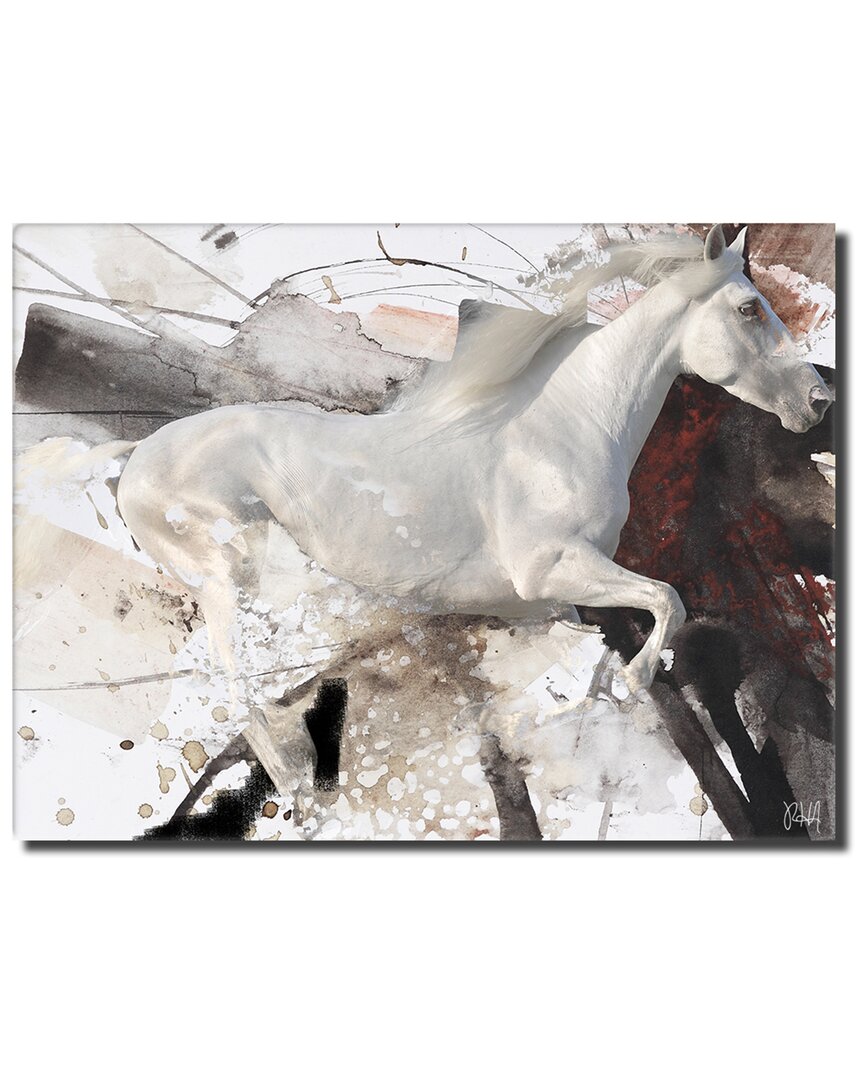 Ready2hangart Equestrian Saddle Ink Psiv Canvas Wall Art By Tristan Scott