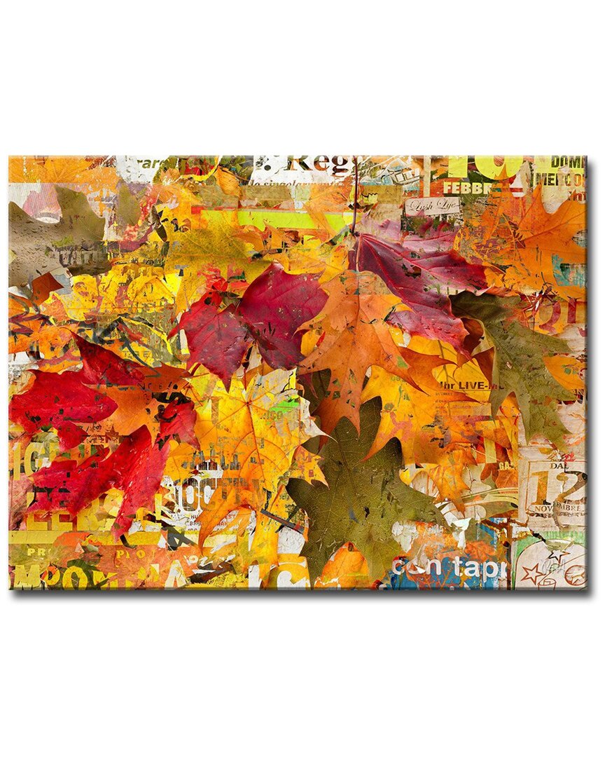 Ready2hangart Fall Ink Xvi Wrapped Canvas Wall Art By Tristan Scott