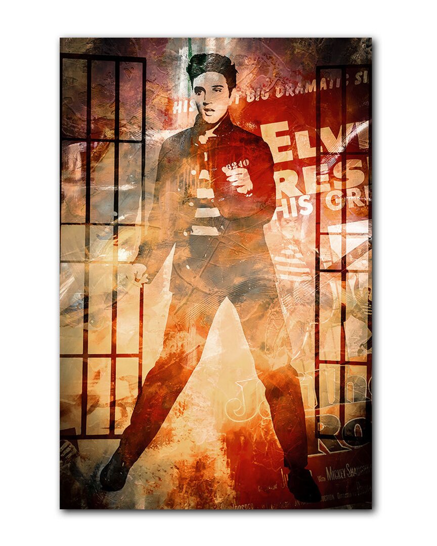 Ready2hangart Iconic Elvis Jailhouse Rock Artplexi Wall Art By Tristan Scott