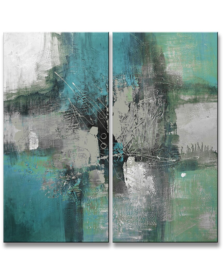 Ready2hangart Inkd Xxxii Wrapped Canvas Wall Art