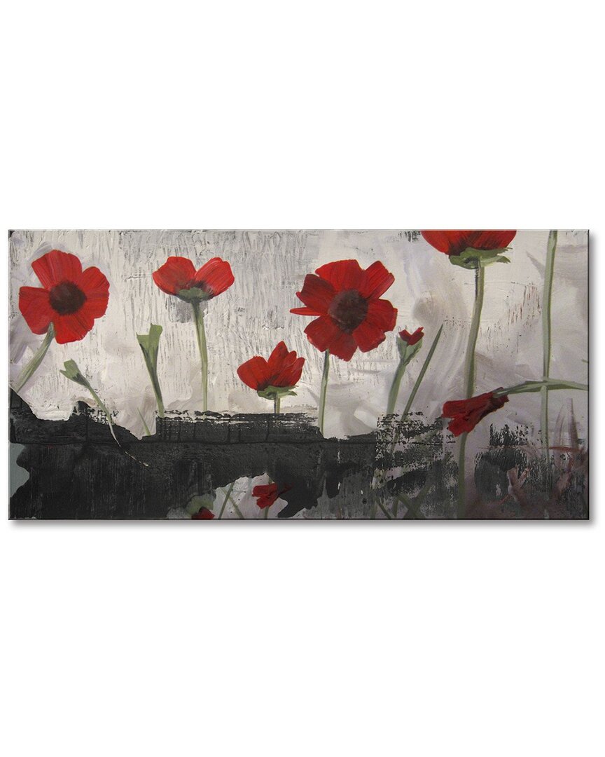 Ready2hangart Painted Petals Ii Wrapped Canvas Wall Art By Tristan Scott