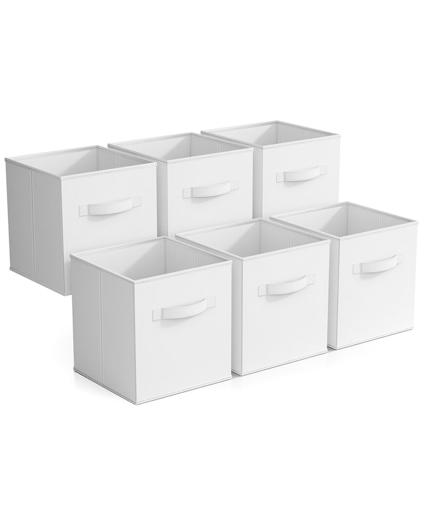 Sorbus 6 Pack 11in Foldable Storage Cubes In Multi