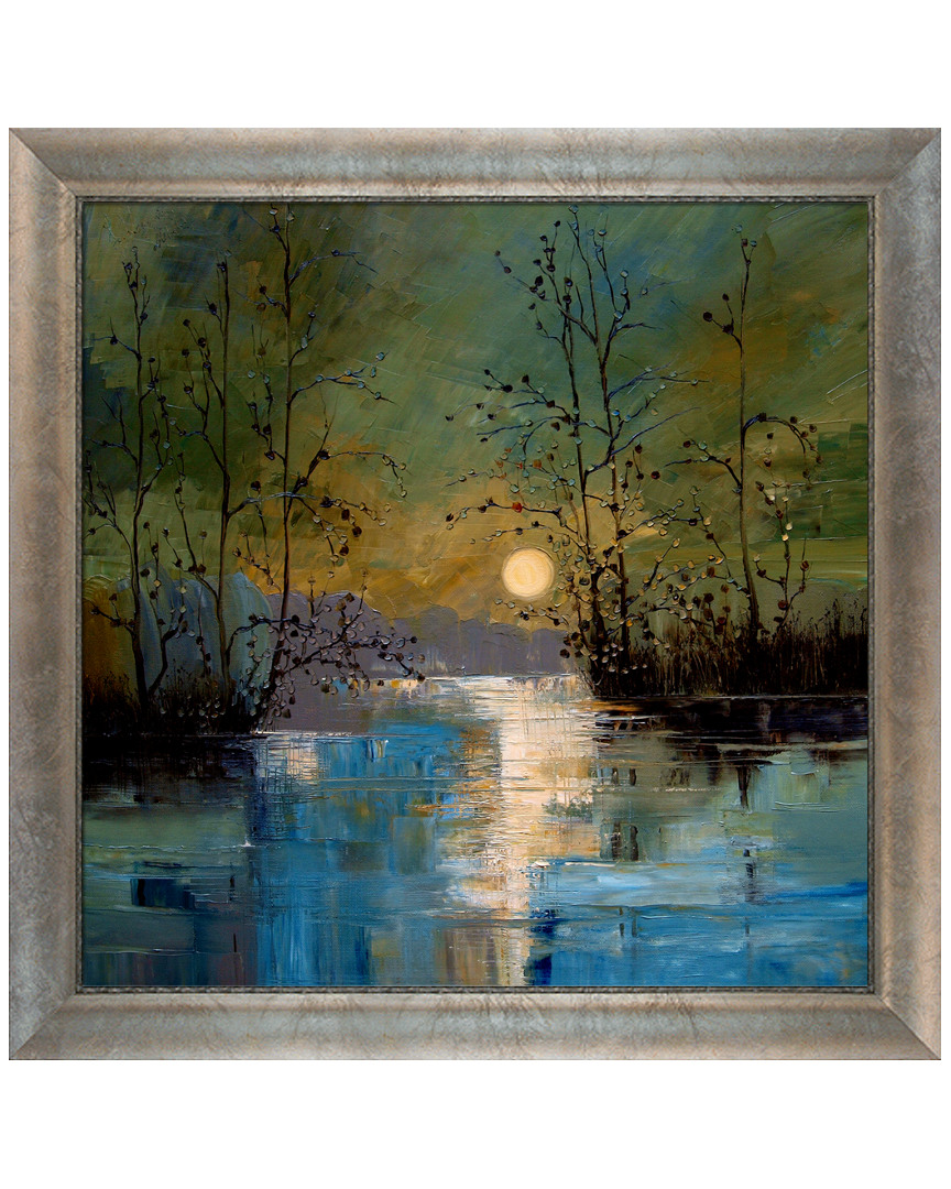 Overstock Art Artistbe River, With Glowing Moon By Justyna Kopania In Multi