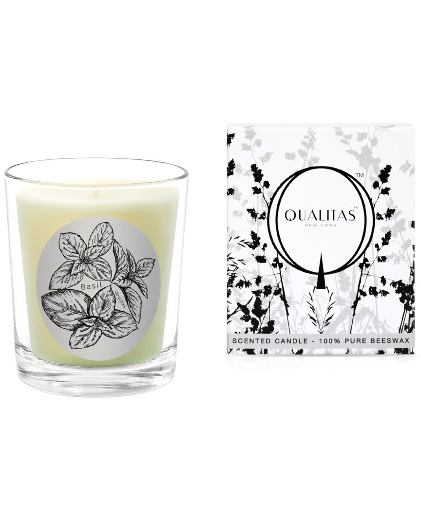 Qualitas Basil 6.5oz Beeswax Candle