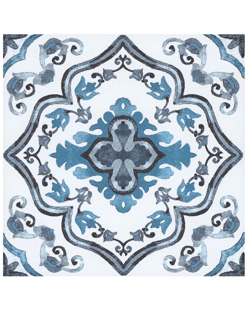 Floorpops Marrakesh Peel & Stick Floor Tiles In Blue