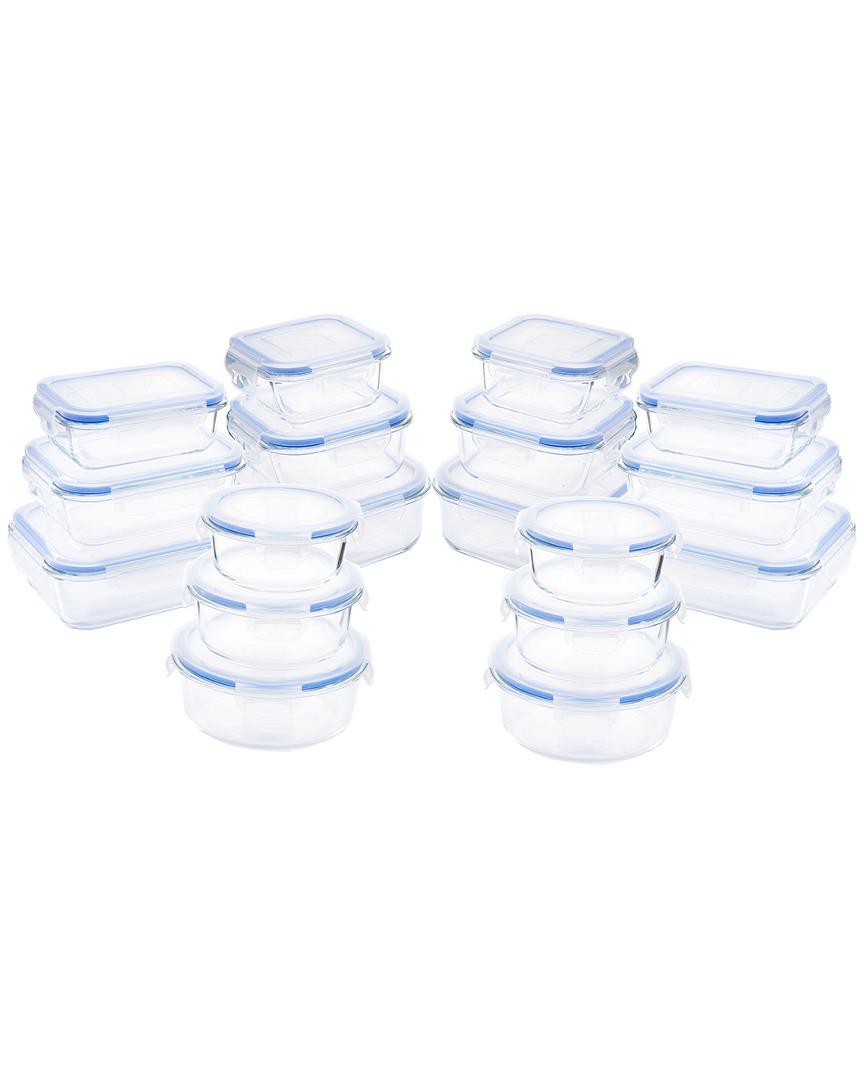 Kinetic Gogreen Glassworks Elements Series 36pc Set In Transparent